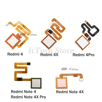 

Original Back Home Button Fingerprint Sensor Flex Cable For Xiaomi Redmi Note 4 4x Global Pro Phone Repair Parts