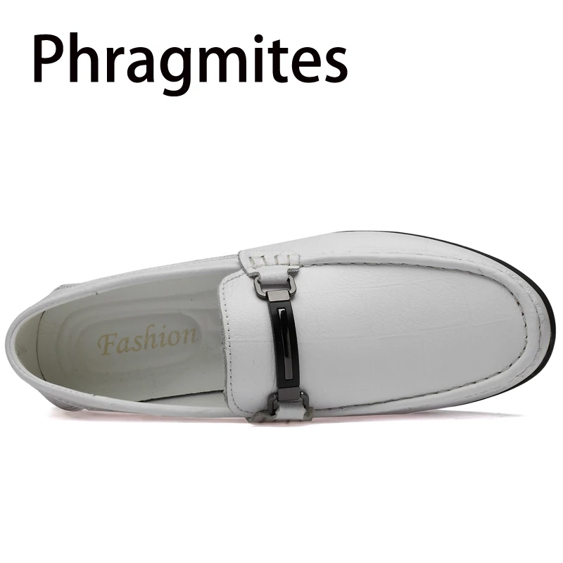 Phragmites лето-осень Для мужчин Лоферы Удобная обувь повседневная обувь; дышащие слипоны; обувь из мягкой кожи мокасины, обувь для вождения