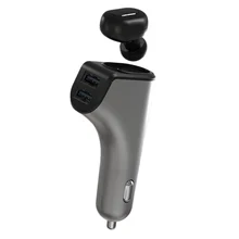 Автомобильная bluetooth-гарнитура, Bluetooth, автомобильный комплект, Bluetooth, громкая связь, Автомобильный MP3-плеер, Bluetooth V4.2, поддержка TF/U диск, автомобильное зарядное устройство