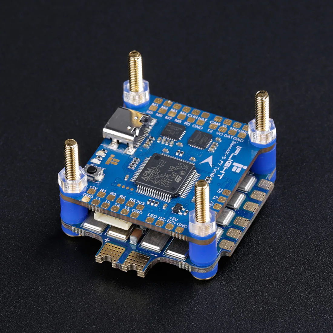 IFlight sucex-D F7 TwinG Stack с контроллером полета sucex-D F7 TwinG/sucex 50A 2-6S BLHeli_32 4 в 1 ESC для системы HD FPV
