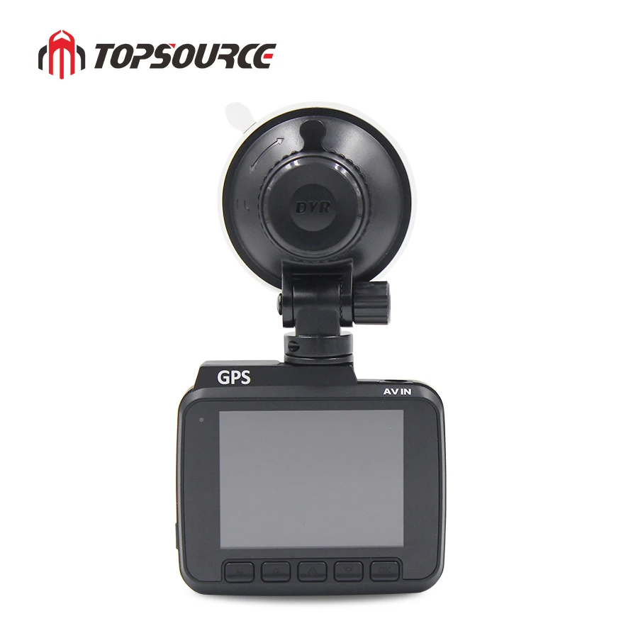 TOPSOURCE Dash Cam 4K Встроенный gps скорость координаты WiFi DVR двойной объектив видеорегистратор ночного видения 24H Park