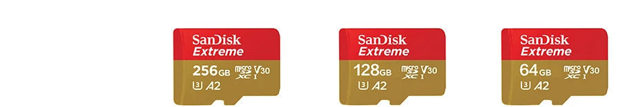 Карта Micro SD SanDisk 16 ГБ 32 ГБ MicroSDHC карта памяти 64 Гб 128 ГБ 200 ГБ 256 Гб 400 Гб MicroSDXC EXTREME PRO V30 U3 4K UHD TF карты