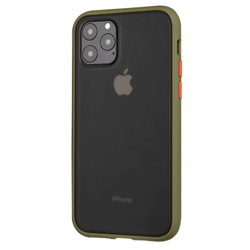 Чехол для телефона для iphone11 pro max, все включено, защита от падения, мультяшный, силиконовый, мягкий, в виде ракушки, iPhone max 7, 8 plus, 6 s x r - Цвет: Армейский зеленый
