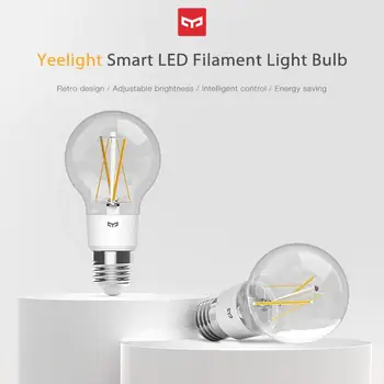 

Yeelight Smart LED Filament Bulb YLDP12YL E27 Bulb 700 Lumens 6W Smart Light Bulb Filament Lamp Work With Apple Homekit Retro