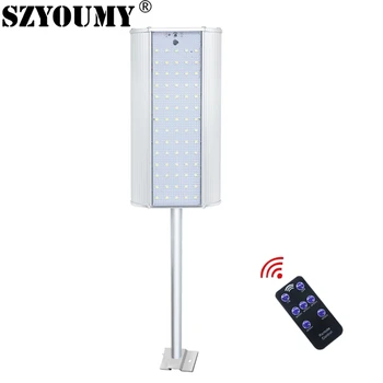 

SZYOUMY 70 LED Solar Lamps 1100LM Super Bright Outdoor Solor Light Waterproof Radar Motion Sensor With 5 Modes Remote Controller