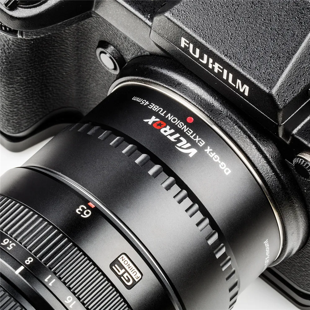 Viltrox DG GFX 45 мм Автофокус Макро Удлинитель объектива адаптер G mount для камеры FUJIFILM
