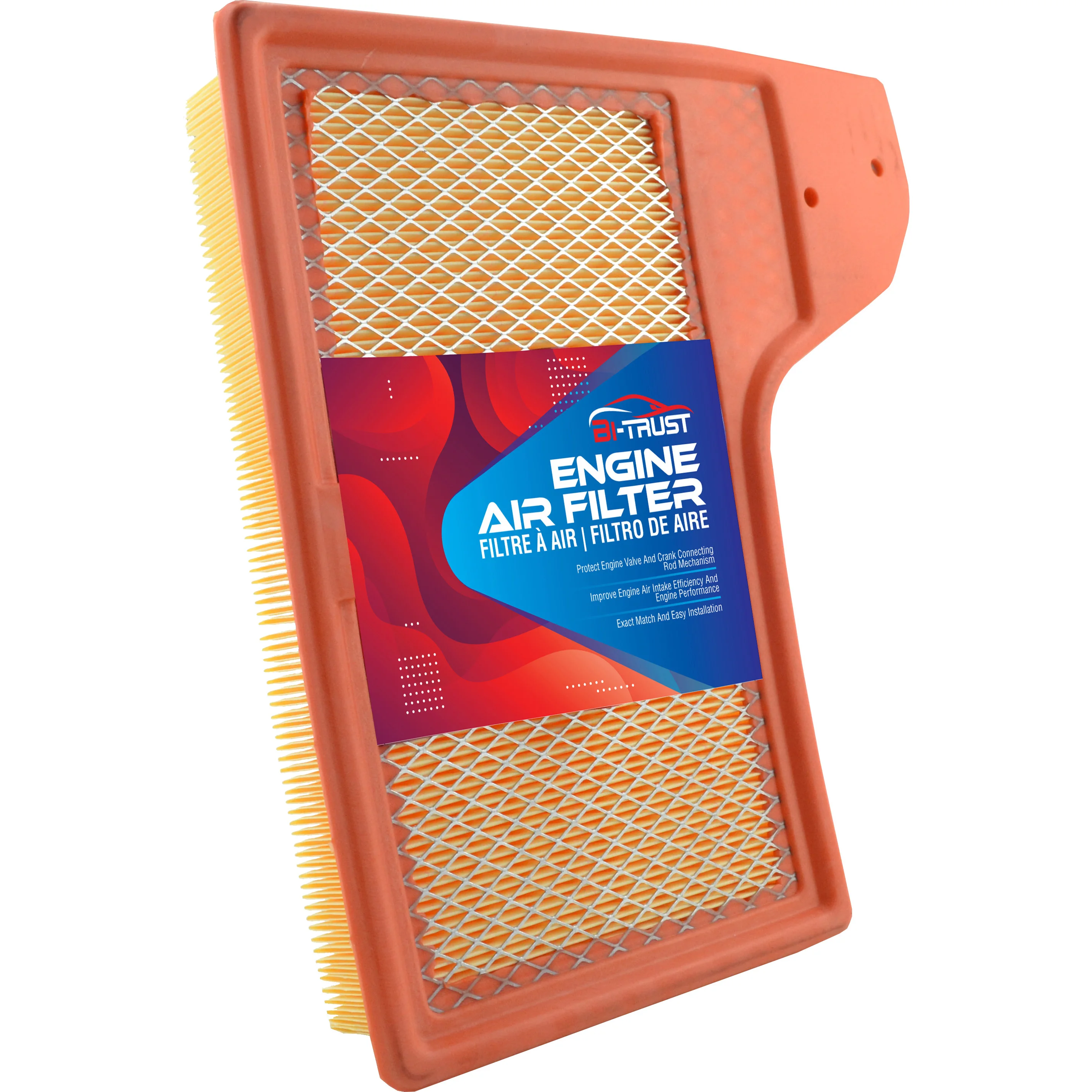 Filtro Aria Motore Bi-Trust Per 2015-2020 Ford Mustang L4 2.3L 5.0L/2015-2017 Ford Mustang V6 3.7L Ca11958 Fr3Z-9601-A