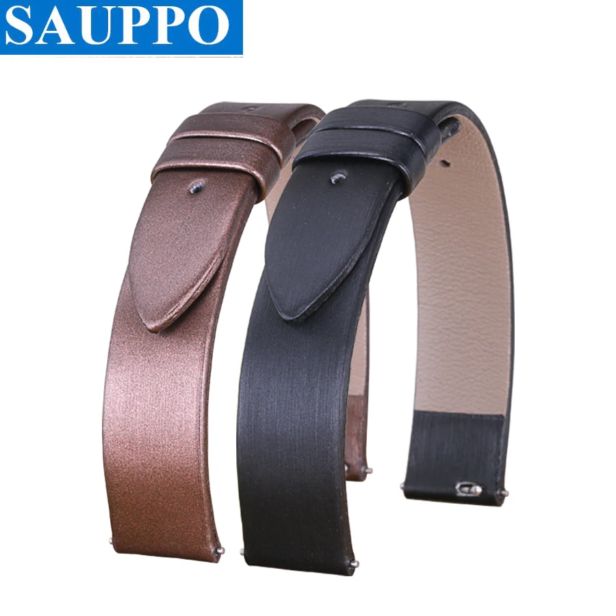 

Ремешок для часов SAUPPO из натуральной кожи Женский, красивый шелковый браслет для наручных часов, подходит для коллекции Piaget hold, 12 мм 14 мм