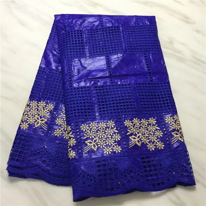 

5 Yards Blue Senegal Bazin Riche Original African Lace Fabric 2021 High Quality Clothes Material Nigerian Bazin Riche for Dress