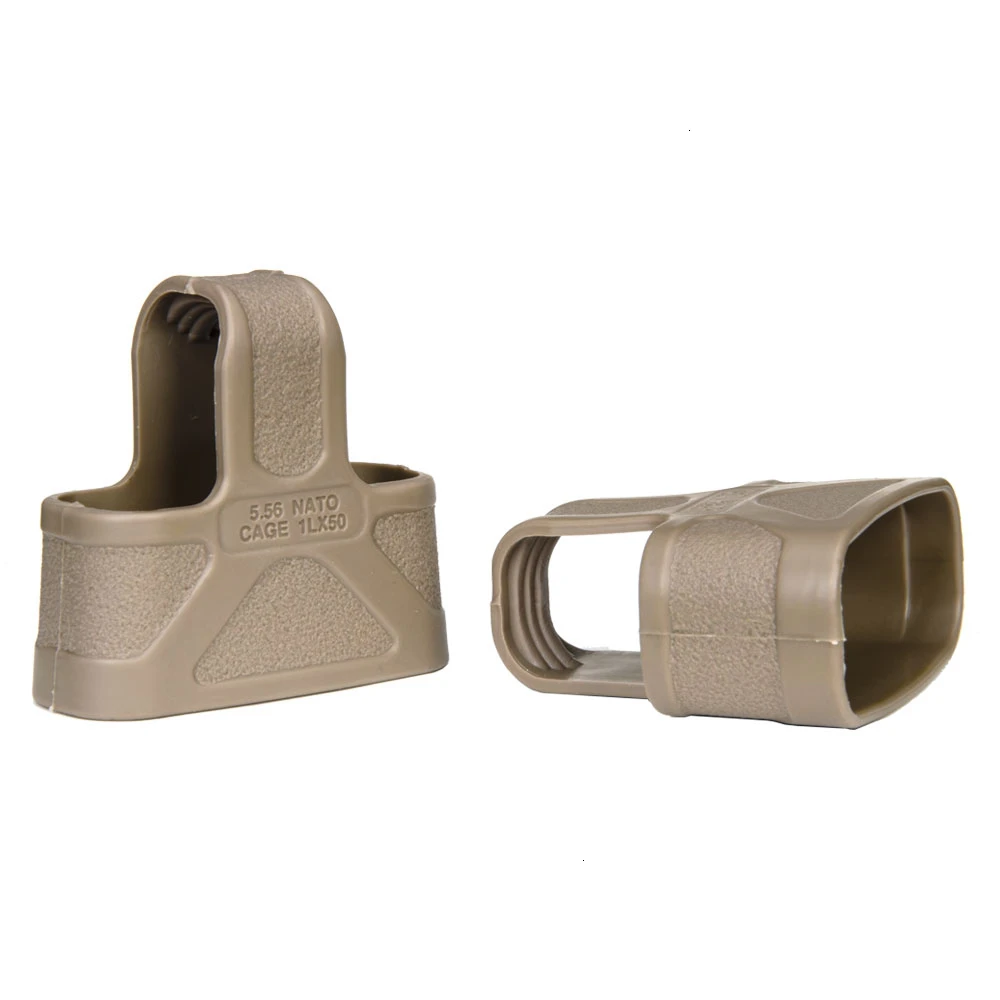 Тактический 9мм 5.56 7.62 Резиновая обойма с петлями Fast Mag For M4 / 16 Assist Magazine BK / FDE / FG Стрельба Охота Пейнтбол Airsoft