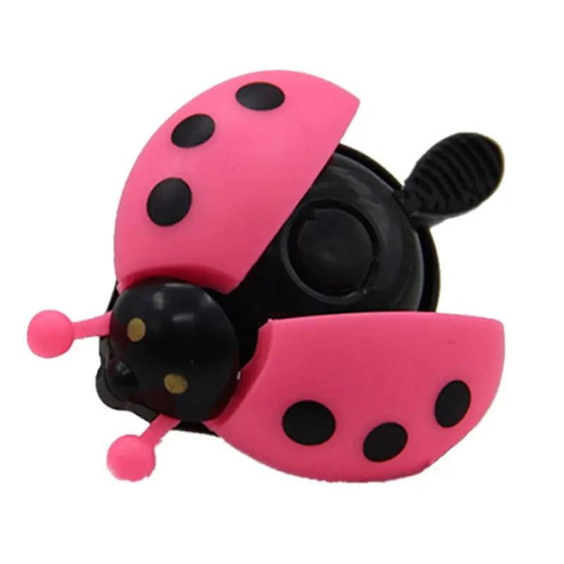 pink Cyrusher Божья коровка Детский велосипедный Звонок MTB горная дорога велосипедный Звонок велосипедный гудок аксессуары для велоспорта - Цвет: pink