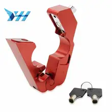 Мотоциклетная ручка замок CNC алюминиевый тормозной рычаг защита от кражи замки универсальные для Kawasaki Z900 KTM Duke 125 200 390 250