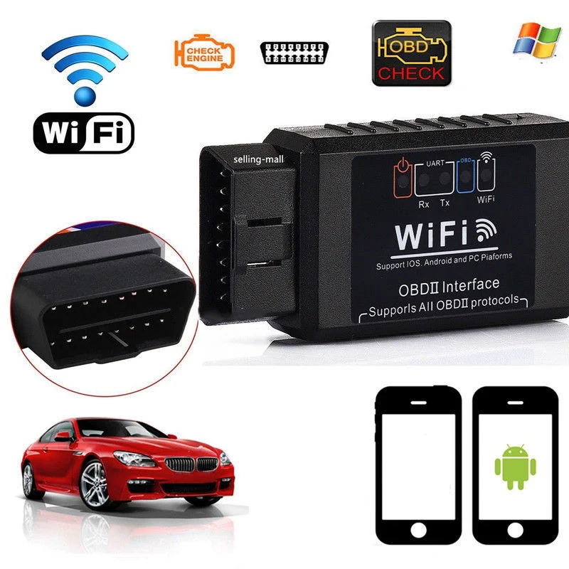Vehemo ELM327 OBD2 диагностический инструмент сканер автомобильный мини тестер автомобильные аксессуары