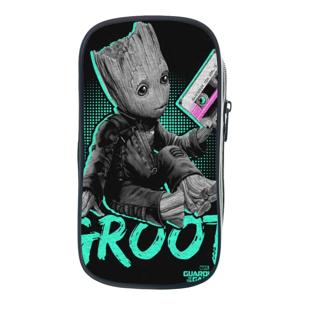 Лидер продаж, сумка для ручек I AM GROOT, милый детский пенал для карандашей, модные новые высококачественные сумки, красивый школьный пенал для мальчиков и девочек - Цвет: 4