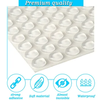 

Anti-slip And Anti-collision Silicone Cushion Buffer Glass Rubber Gasket Cabinet Self Adhesive Stop Damper Buffer Pad