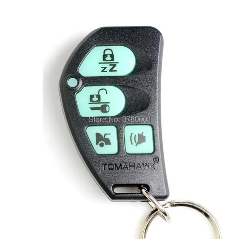 

One Way X5 LCD Remote Control Keychain For Russian Tomahawk X5 2 way car alarm system Tomahawk X5