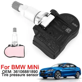 

Vehemo 36106856209 Tire Pressure Sensors Low Energy Car Tire Monitoring Anti-Explosion TPMS High Temperature Alarm for BMW