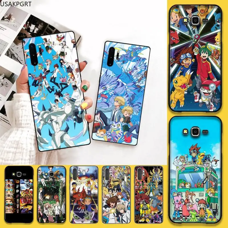 USAKPGRT мягкий чехол для телефона с мультипликационным принтом Digimon Samsung Galaxy Note20 ultra 7
