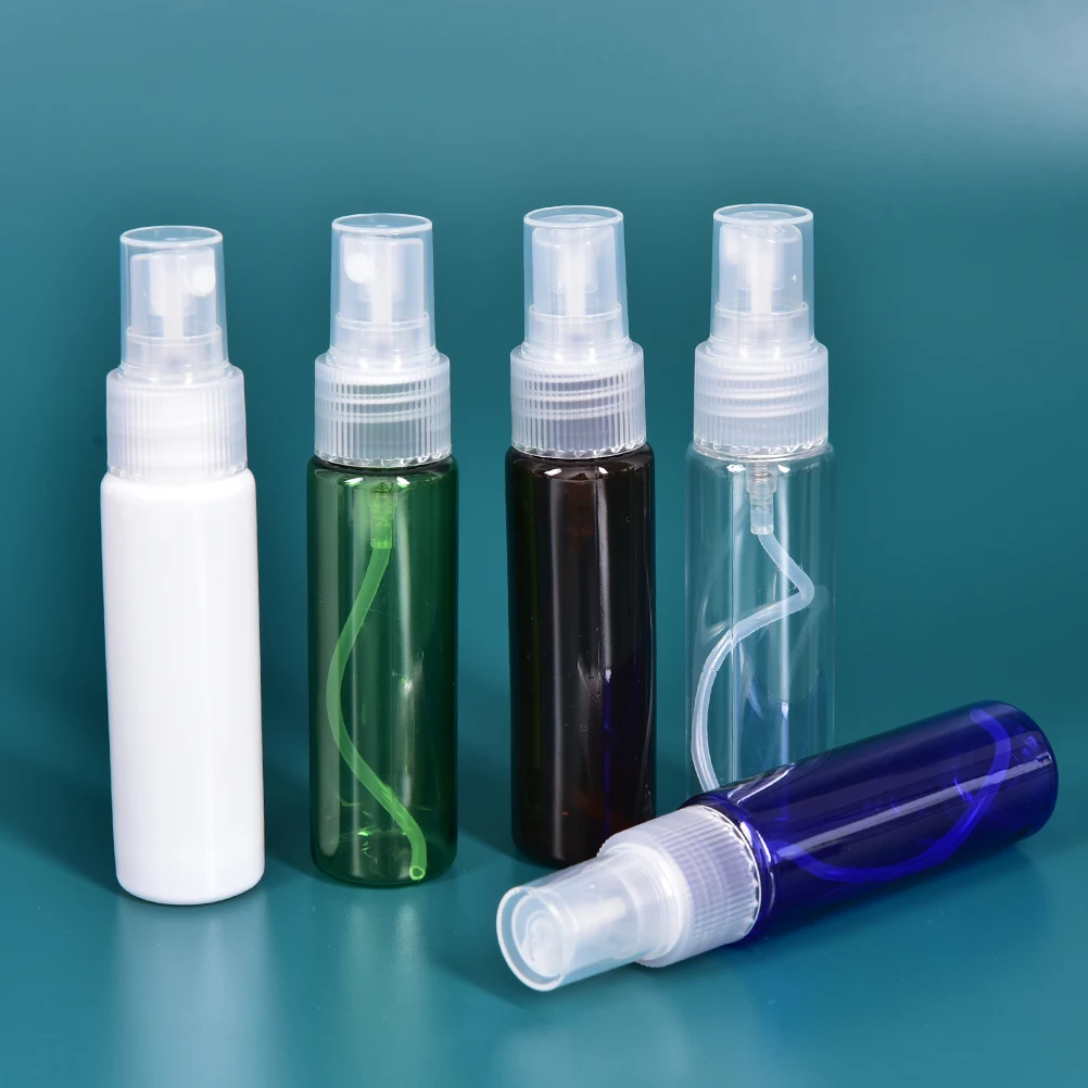 1pcs 30ML Travel Refillable Atomizer Bottles Portable Refillable Bottle Water Plastic Pressed Pump Spray Bottle Liquid 2