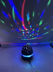 Disco ball Licht – projecteur Led Usb Rgb Magic Dj, stroboscope Pinspot, Auto Sfeer, fête, danse, scène, karaoké, lampe de nuit 