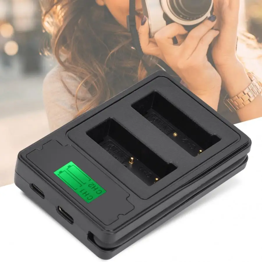 EN-EL9/EN-EL9A ЖК-дисплей USB двойной зарядное устройство Тип C порт для Nikon D60 D40 D40X D5000 D3000 D8000
