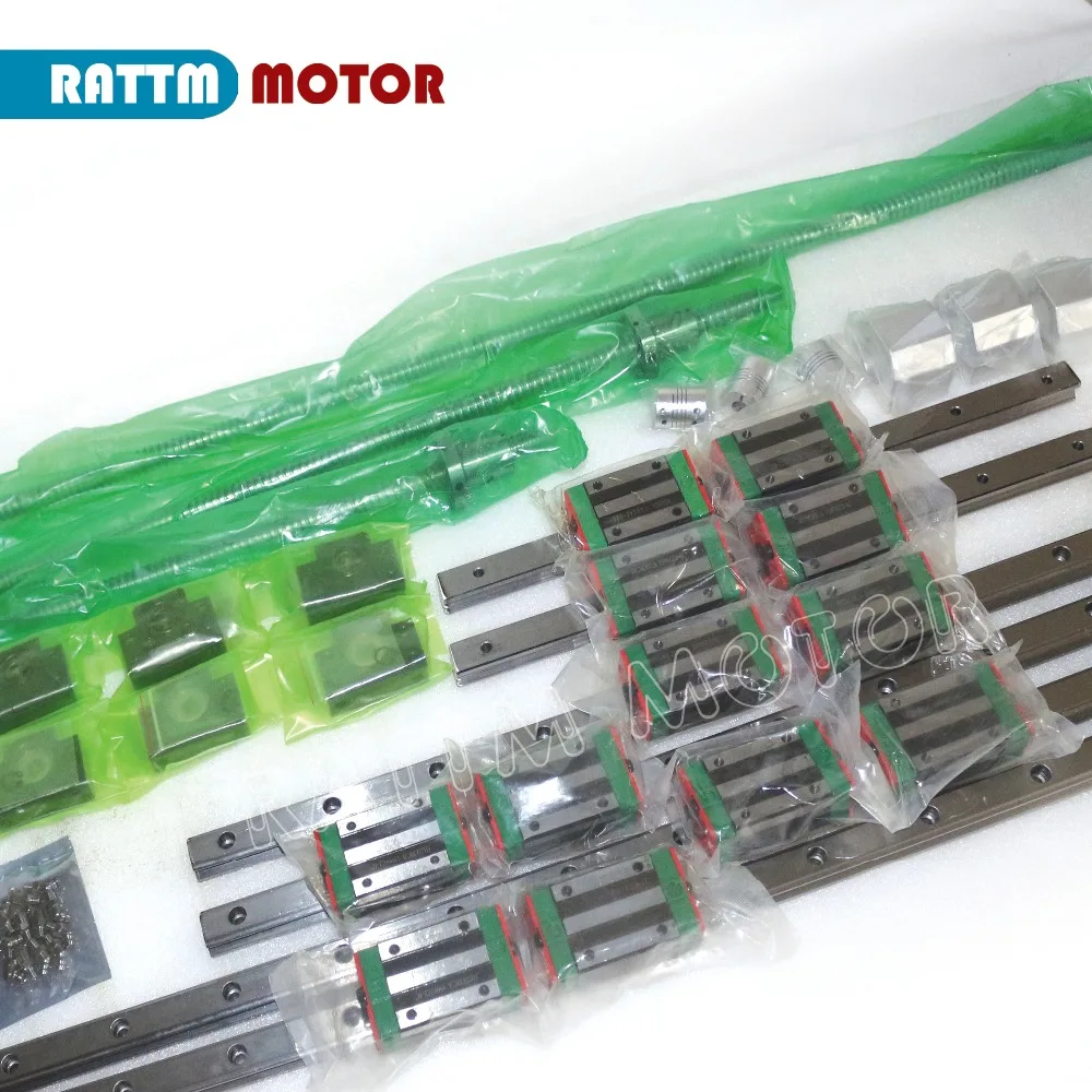 Square Linear guides sets 6pc 40010001500mm &