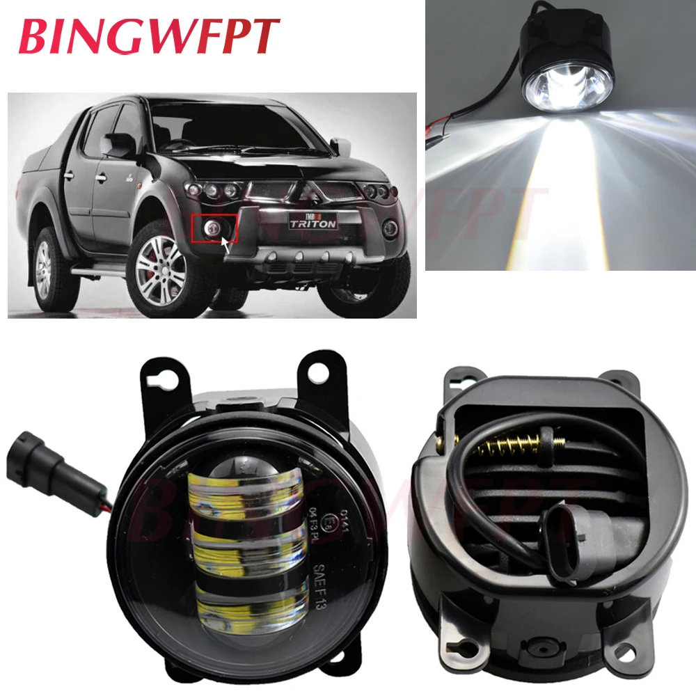 2 шт./пара светодиодные противотуманные фары для Mitsubishi Outlancer Sport 2013-2016 ASX 2007-2013 Triton
