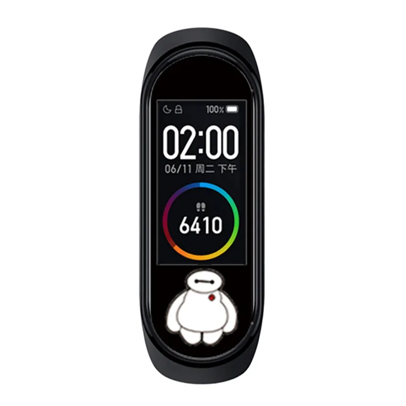 10 шт упаковка Анти-Царапины ПЭТ красочные mi band 4 защитная пленка для экрана для Xiaomi mi Band 4 Смарт Браслет аксессуары