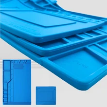 Новейший S-180 55*35 см BGA Теплоизоляционный силиконовый коврик паяльный ремонт обслуживание платформа Настольный коврик с магнитной секцией