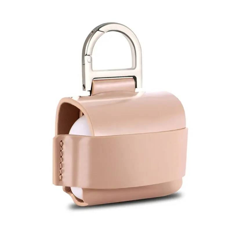 Защитный чехол из натуральной кожи для наушников AirPod Pro 3 с крюком