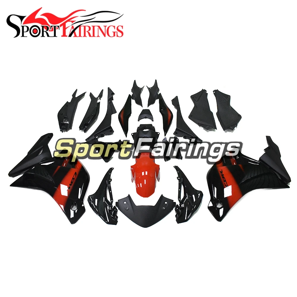 Чехлы на сиденья для Honda CBR250R 2011 2012 2013, 11, 12, 13, 14, Кузов ABS Пластик впрыска капоты Autocycle Панель черный глянец, красный