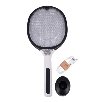

New 2-In-1 Multifunctional USB Charging Mosquito Swatter Electric Bug Zapper Fly Lamp Electric Bug Zapper Fly Mosquito Killing