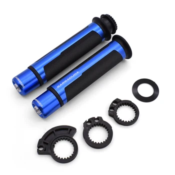 

7/8'' 22MM Motorcycle BARRACUDA CNC Universal Handlebar Hand Handle Bar CAPS Grips Racing For YAMAHA YZF R1 R6 R7 XJR FZ1 FZ6