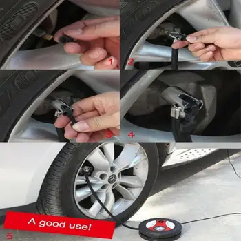 

Mini Portable Car Air Compressor 12v Auto Inflatable Pumps Electric Tire Inflaters