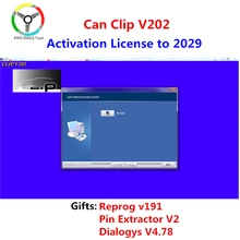 O mais novo pode clipe v203 reprog v191 suporte multi-idiomas pode clipe v202 can-clip 190 software para renault pode clipe canchip v202