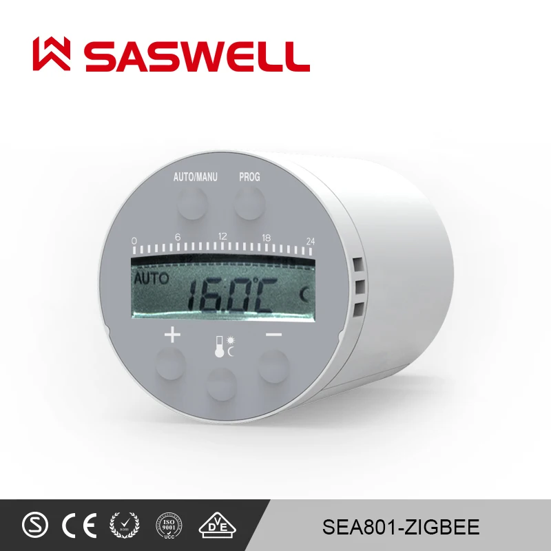Najtaniej SASWELL SEA801 zigbee wifi termostat regulator temperatury ogrzewanie programowalna praca z bramą tuya