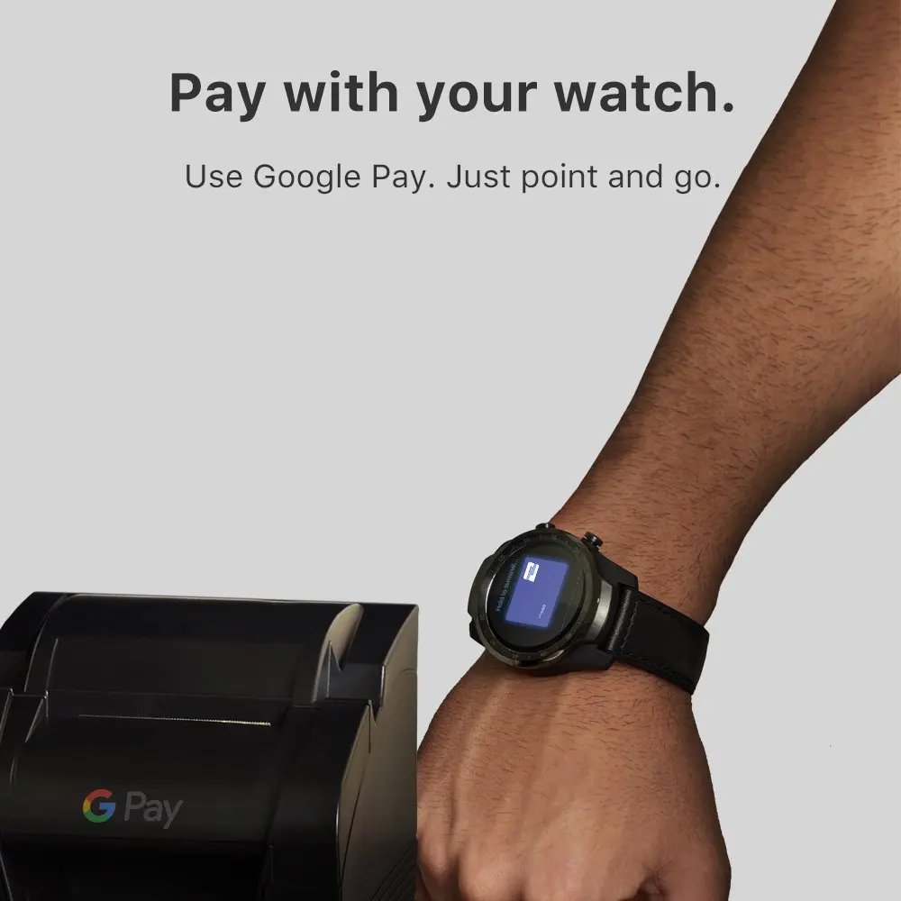 Смарт-часы TicWatch Pro, глобальная версия, с Google Play, NFC Pay, для мужчин, t, Bluetooth, Смарт-часы для Android и iOS, TicWatch, официальный