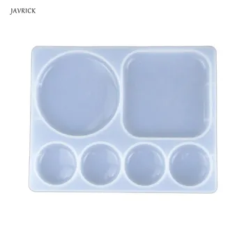 

Crystal Epoxy Resin Mold Palette Casting Mould Handmade DIY Crafts Pendant Jewelry Making Tool