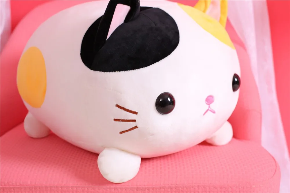 35/45 см Kawaii Лежа кошка плюшевая подушка Детская милые мягкие животных кошки игрушки кукла прекрасный Игрушки для девочек день рождения, День Святого Валентина подарок