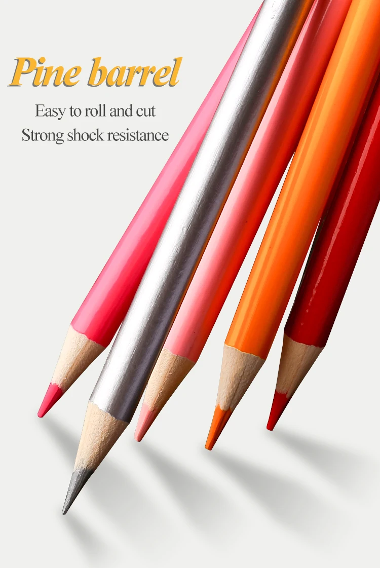 lápis de madeira coloridos 48 72 80