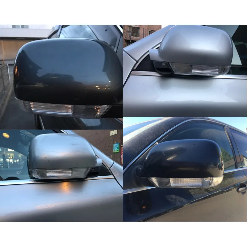 Зеркало заднего вида Поворотная сигнальная лампа для VW TOUAREG 2003 2004 2005 2006 2007 светодиодный индикатор мигалка ретранслятор сигнала зеркальная Поворотная сигнальная лампа
