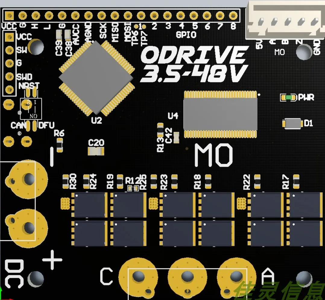 С одним приводом версии ODrive-3.5 ESC высокопроизводительный Высокоточный бесщеточный мотор BLDC ВОК