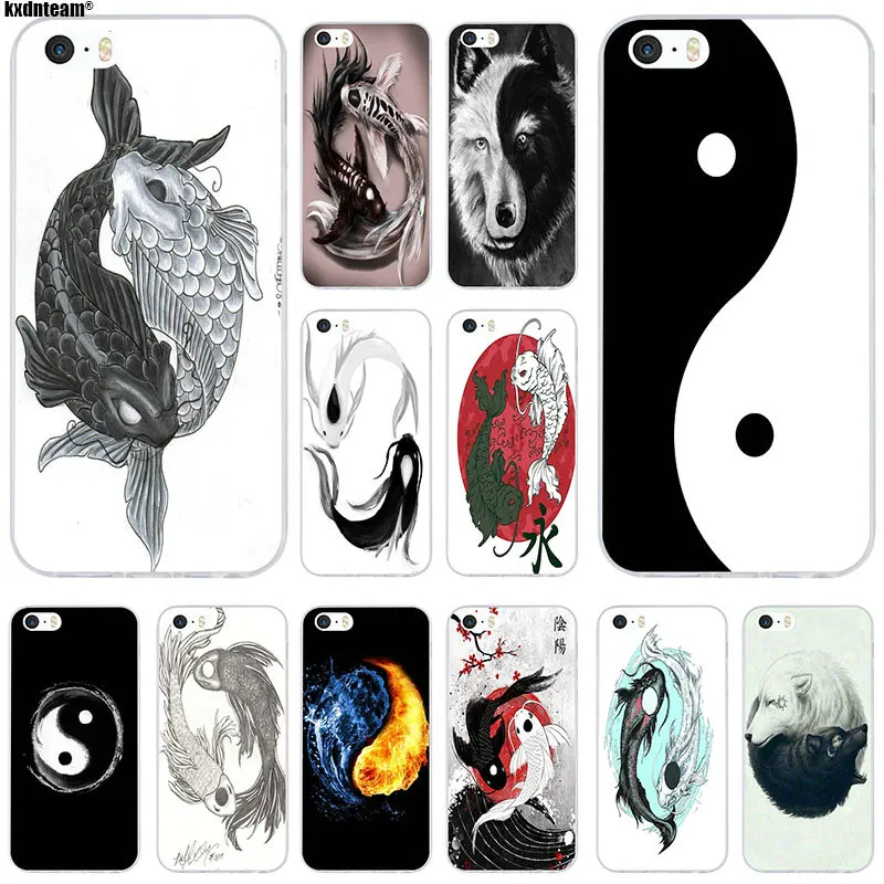 Для iPhone 6 6S 7 8 Plus X 4 4S 5 5S 5C SE мягкие прозрачные силиконовые чехлы из ТПУ с рисунком