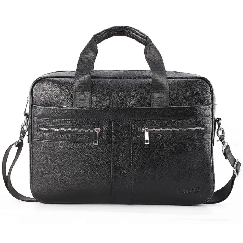 Men Vintage Shoulder Messenger Leather Business Briefcase Crossbody Bags