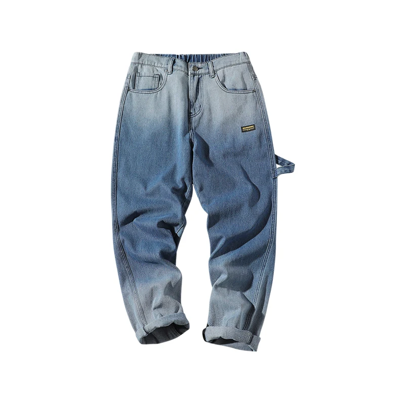 2019 новый дизайн джинсы мужские брюки из хлопка классические повседневные эластичные высококачественные