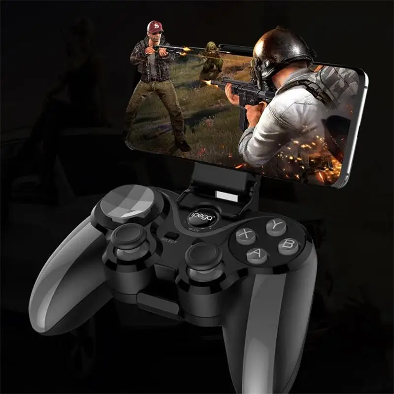  New PG-9128 Gamepads Bluetooth joystick with holder Replaceable cross key for PUBG-mobile Knives Ou