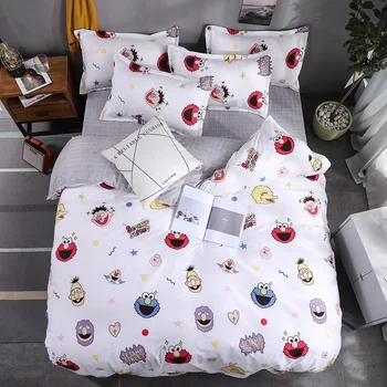 

BEST.WENSD bedding set kid New Soft and comfortable home textiles beddengoed cover fashion Cartoon bedding cotton for boy girl
