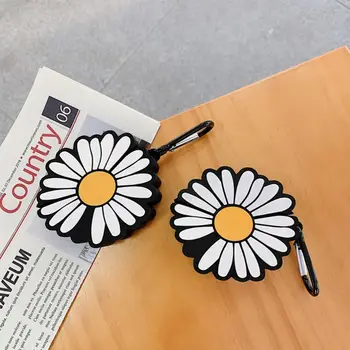 

Daisy Protective Cover Silicone Earphone Case with Carabiner for Airpods Pro