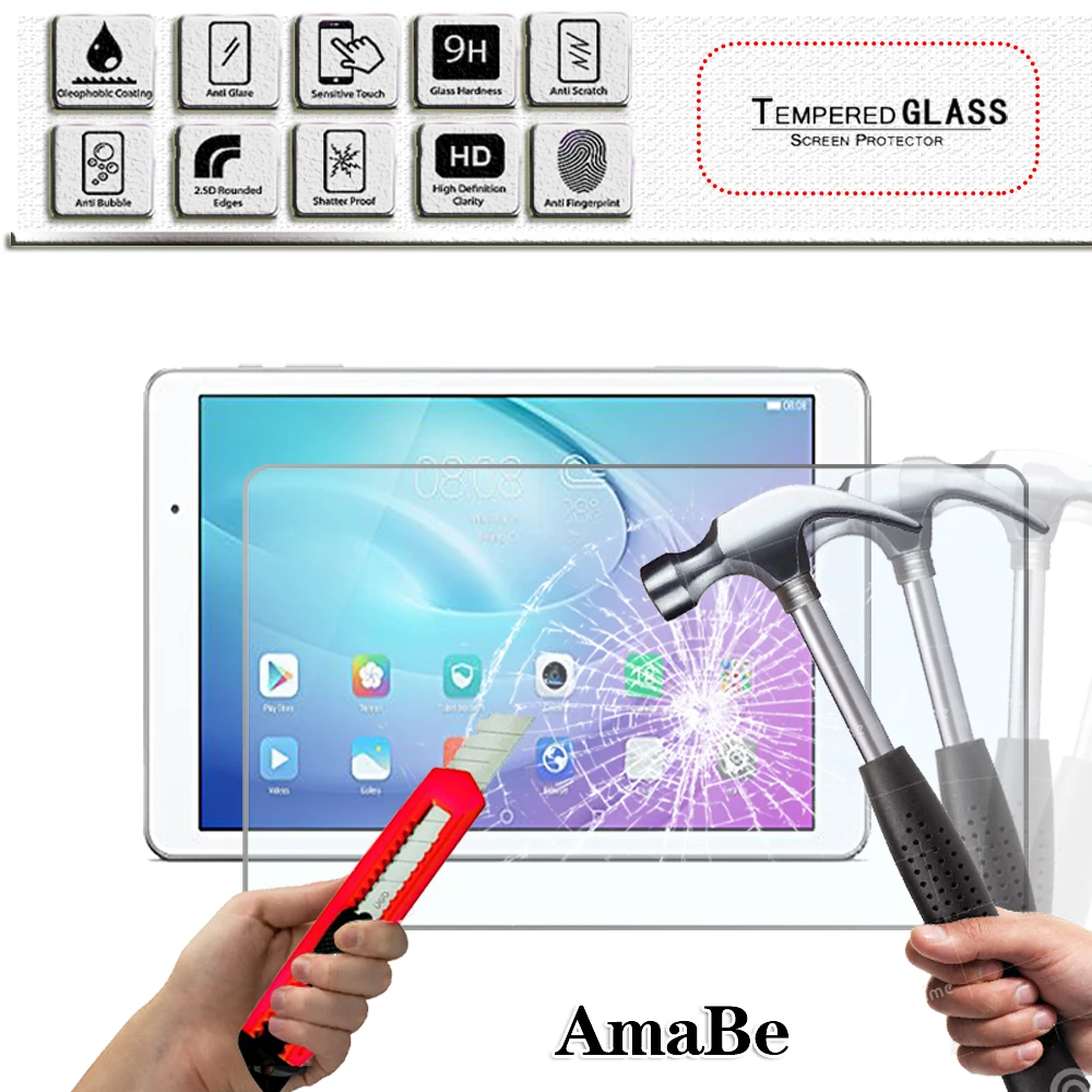 Закаленное стекло 9H для Huawei MediaPad T2 10 PRO/T3 9 6 дюйма/M5 Pro/M5 | Компьютеры и офис