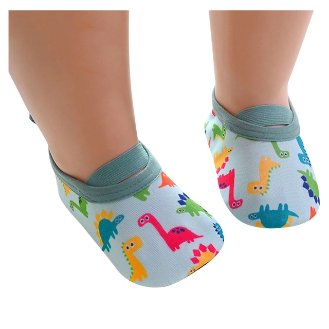 Zapatos de agua de dibujos animados para bebés y niños, Calcetines